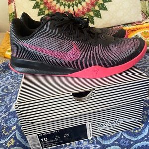 Nike Kobe Bryant Mentality 2 Pink/Black Breast Cancer Awareness Mens Size 10
